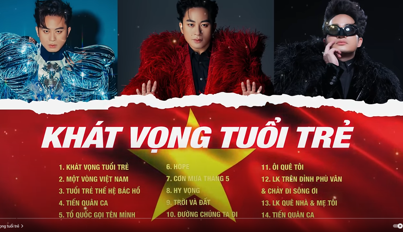 Album KHÁT VỌNG TUỔI TRẺ & MỘT VÒNG VIỆT NAM – Tùng Dương | Ca Khúc Cách Mạng Hay Nhất Mọi Thời Đại