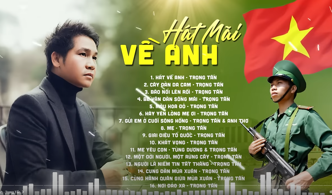 Xin Hát Mãi Về Anh Người Chiến Sĩ Biên Cương – Trọng Tấn, Top Bài Hát Nhạc Cách Mạng HAY NHẤT