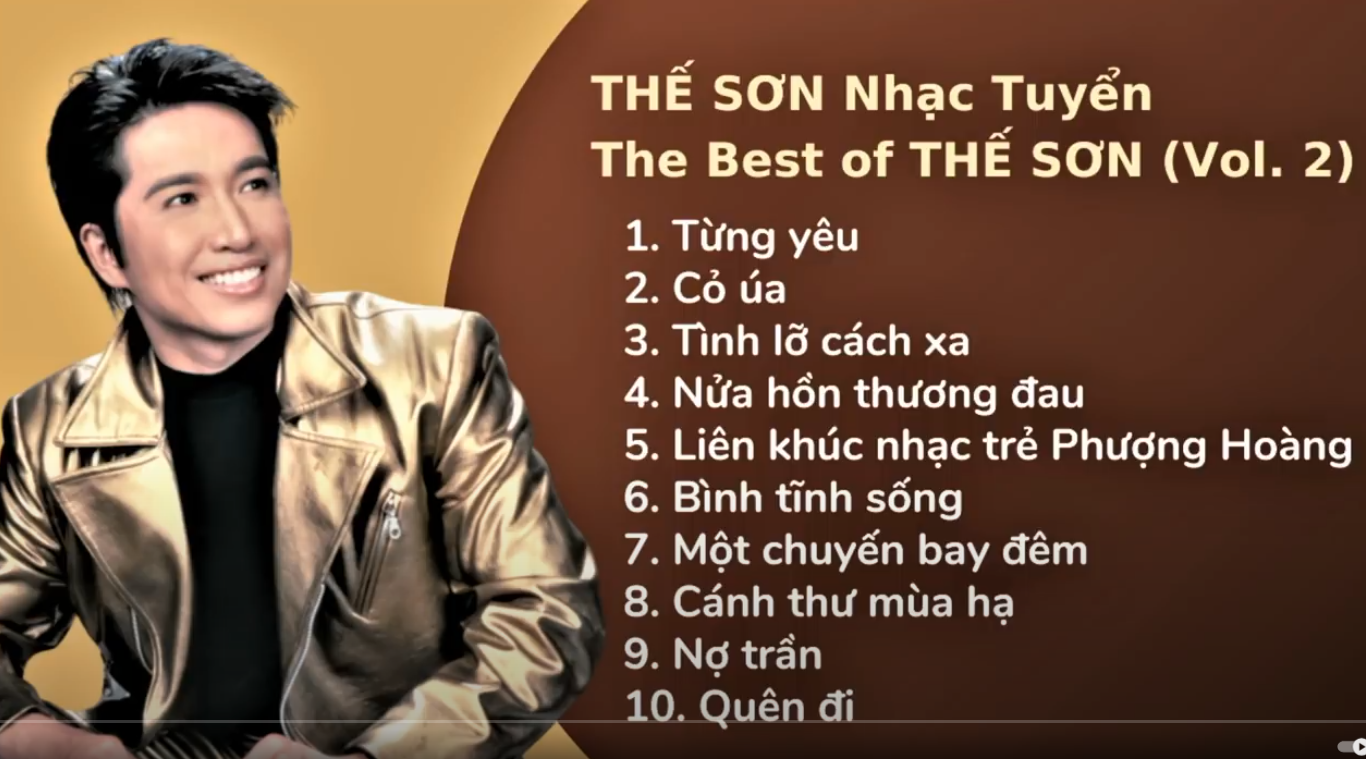 THẾ SƠN nhạc tuyển (The Best Of THẾ SƠN) Vol.2