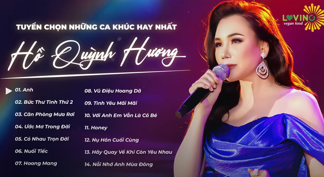 Tuyển Chọn Những Ca Khúc Hay Nhất Của Hồ Quỳnh Hương | Ho Quynh Huong’s Music Collection