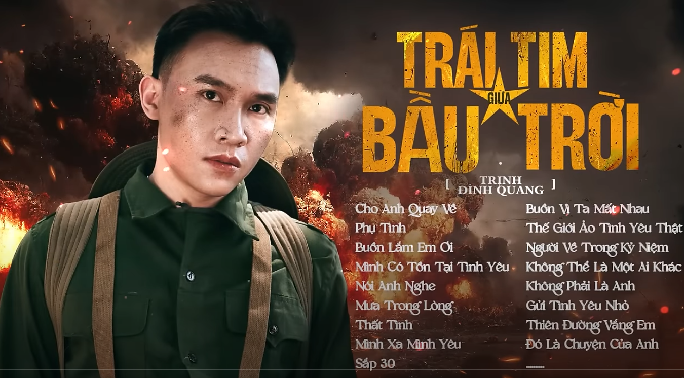 Album Trái Tim Giữa Bầu Trời – Trịnh Đình Quang | Nhạc Trẻ 2024 Hay Nhất Của Trịnh Đình Quang