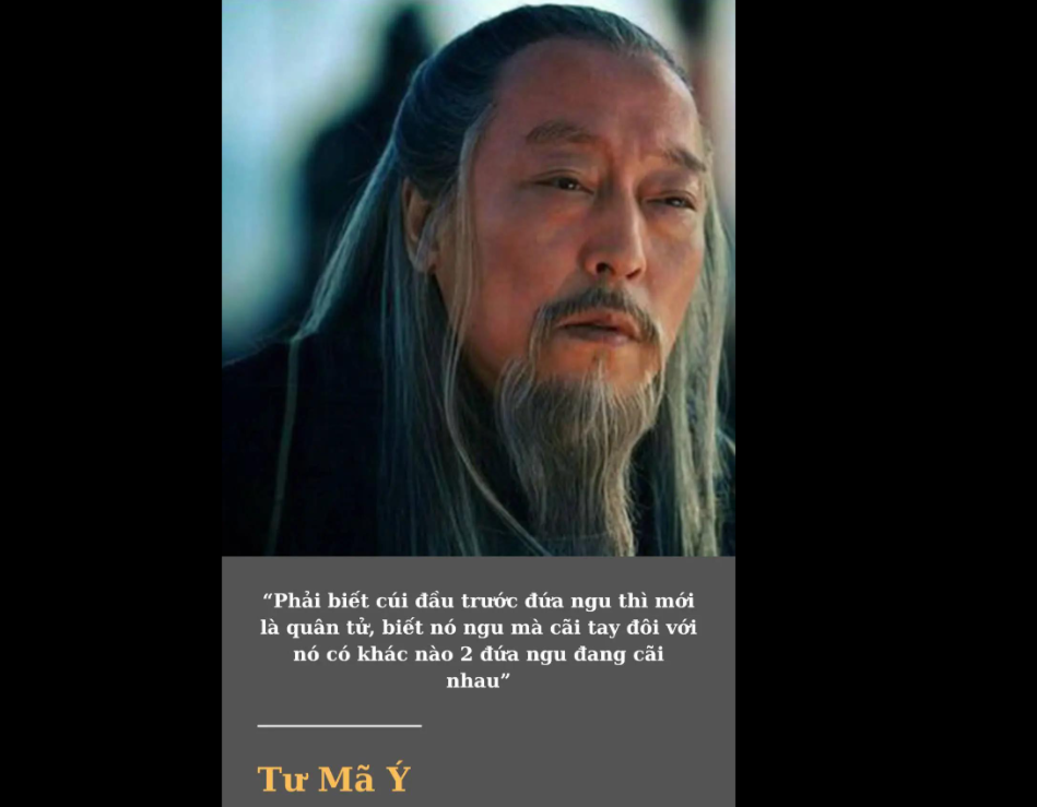 Tư Mã Ý “Đừng so đo đến cùng với những kẻ ngốc, hãy học cách cúi đầu trước họ”
