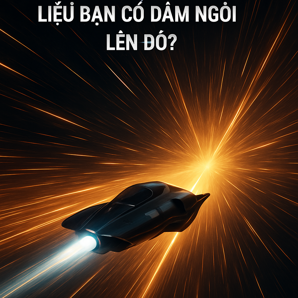Giả sử có một con tàu chạy với vận tốc ánh sáng – Liệu bạn có dám ngồi lên đó?