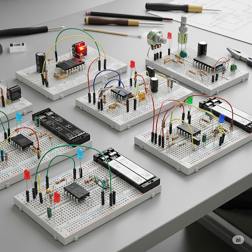 Các Mạch Điện Tử Cơ Bản: Kiến Thức Nền Tảng Cho Người Mới Bắt Đầu