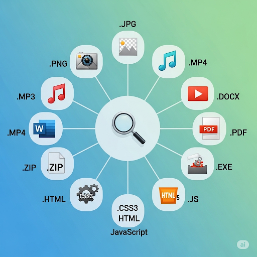 📁 Các Đuôi File Phổ Biến Hiện Nay – Ý Nghĩa và Cách Sử Dụng