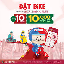 Đặt Bike ngay trên Agribank Plus, đồng giá chỉ 10.000 đồng/chuyến