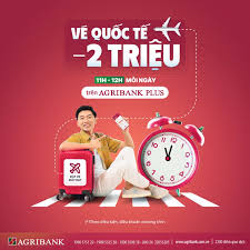 Bay quốc tế giảm tới 2 triệu đồng, đặt vé trên Agribank Plus ngay!