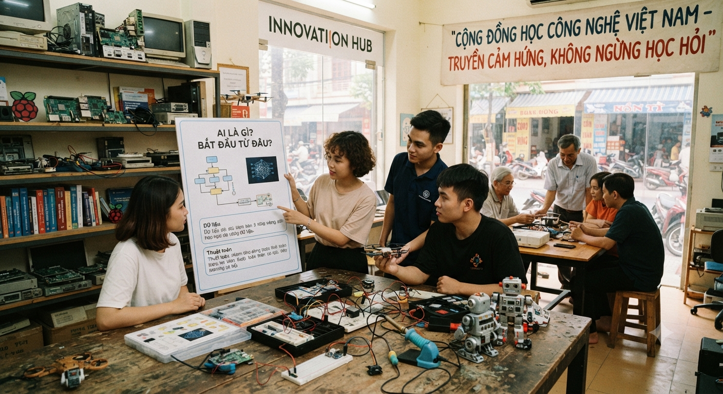 Học công nghệ trong thời đại AI: bắt đầu từ đâu?