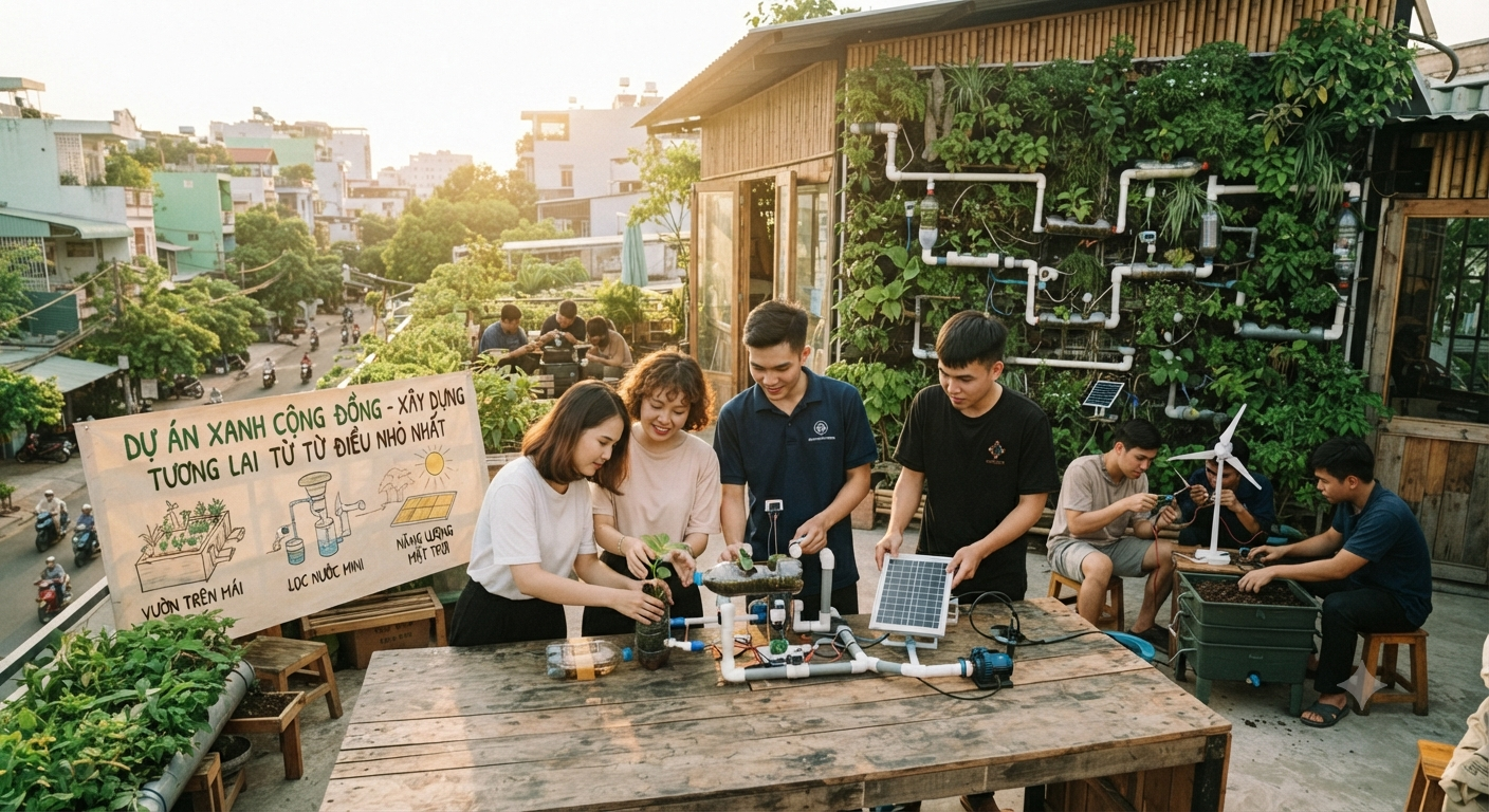 Xây dựng tương lai từ những dự án nhỏ
